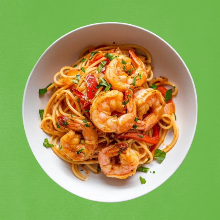 prawn-linguine